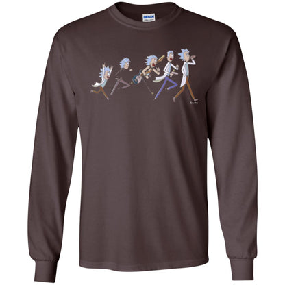 Rick And Morty T-shirt The Life Of Rick Dark Chocolate