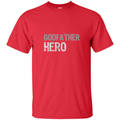Daddy T-shirt Uncle Godfather Hero T-shirt Red