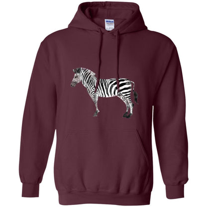 Awesome Zebra T-shirt Maroon