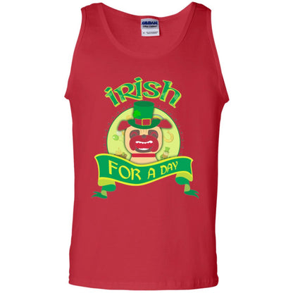 Saint Patrick_s Day T-shirt Amazing I_m Irish Pug Red