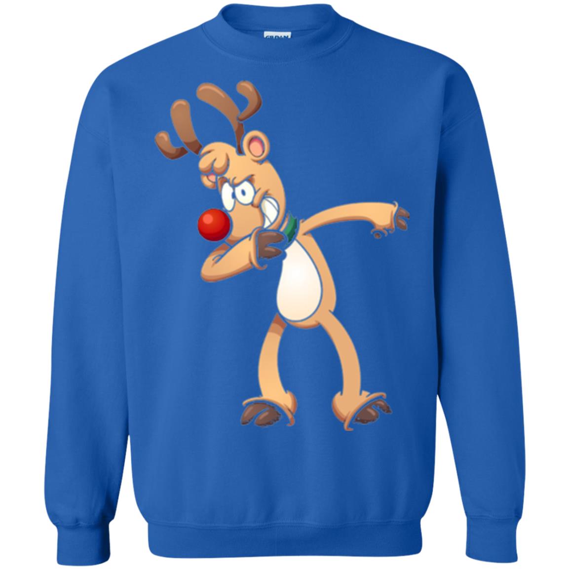 Christmas T-shirt Dabbing Reindeer Royal