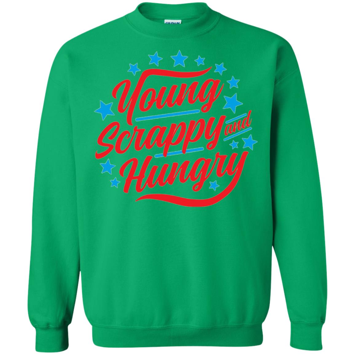 Hamilton T-shirt Young Scrappy And Hungry Irish Green