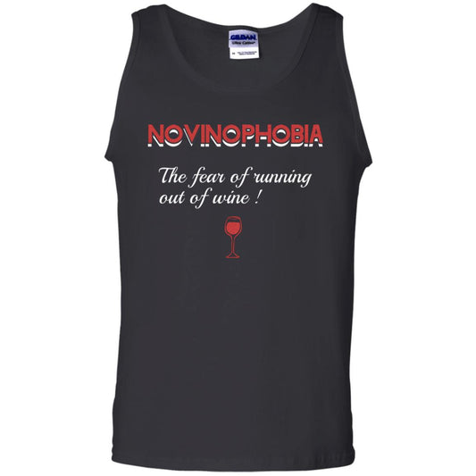Novinophobia The Fear Of Running Out Of Wine Shirt Black