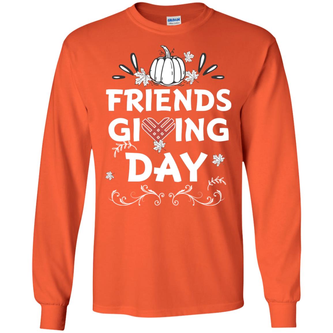 Friend Giving Day Shirt Orange