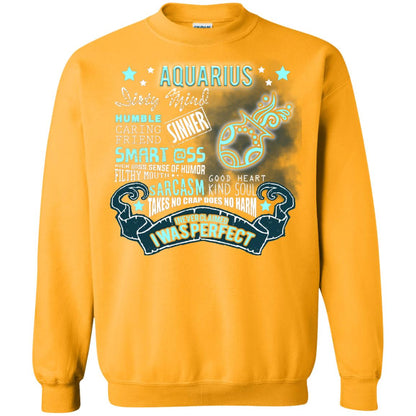 Dirty Mind Humble Caring Friend Filthy Sinner Mouth Good Heart Kind I Never Clamed I Was Perfect Aquarius Birthday Gold