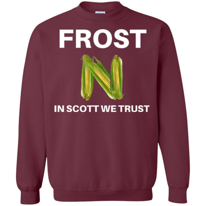 Frost Scott We Trust Nebraska Football Coach T-shirt Maroon
