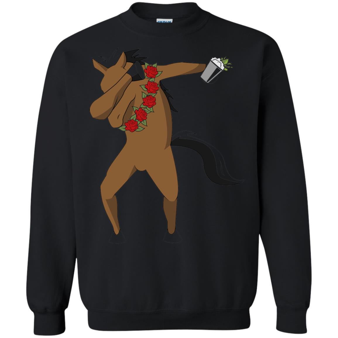 Derby Party 2018 Funny Dabbing Horse Shirt Black