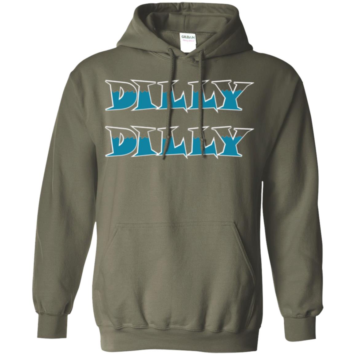 Christmas T-shirt Dilly Dilly Military Green