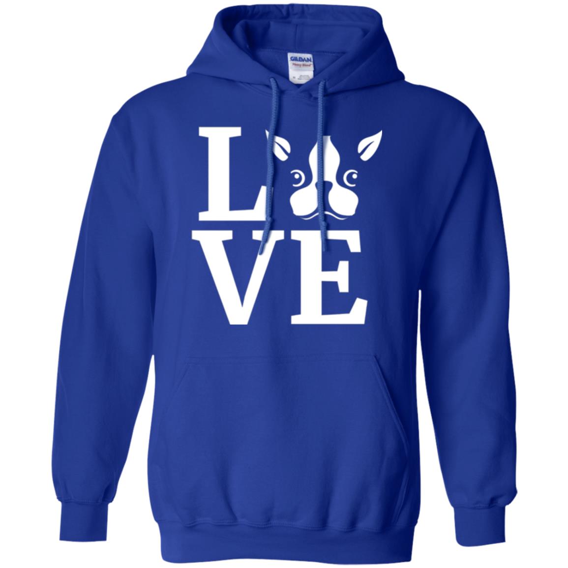Dog Lovers T-shirt I Love My Boston Terrier Royal