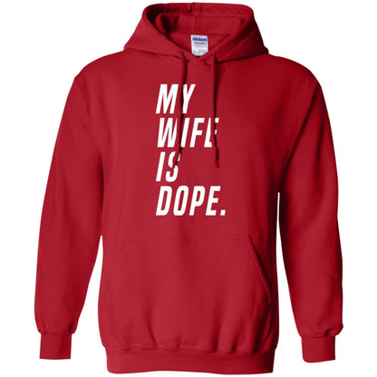 Husband T-shirt My Wife Is Dope Funny Valentine_s Day Gift Red