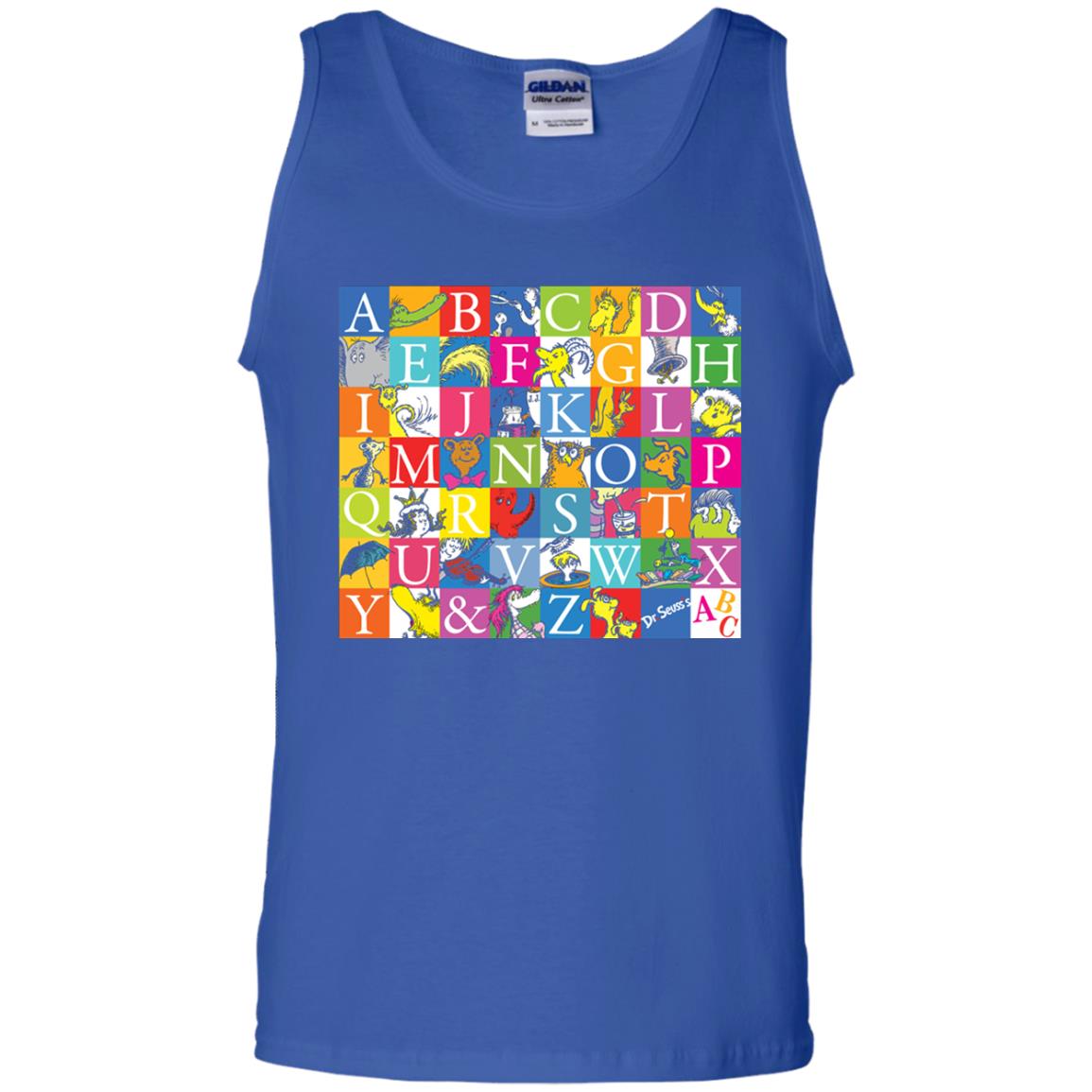 Dr. Seuss A To Z Gift Shirt For Funny Man Royal