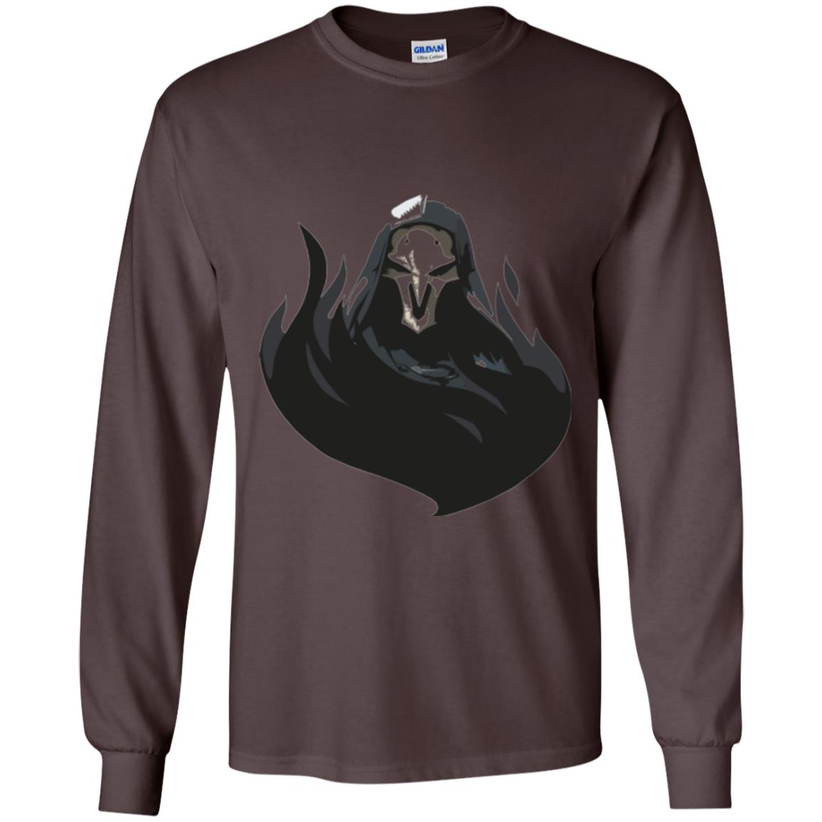 Overwatch Reaper Blossom Spray T-shirt Dark Chocolate