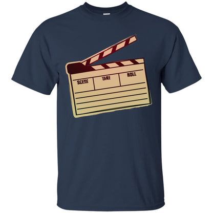 Movie Clapper Filmmaker Film Student Shirt Navy