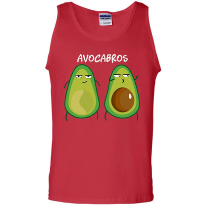 Funny Avocado T-shirt For Bros And Vegans Red