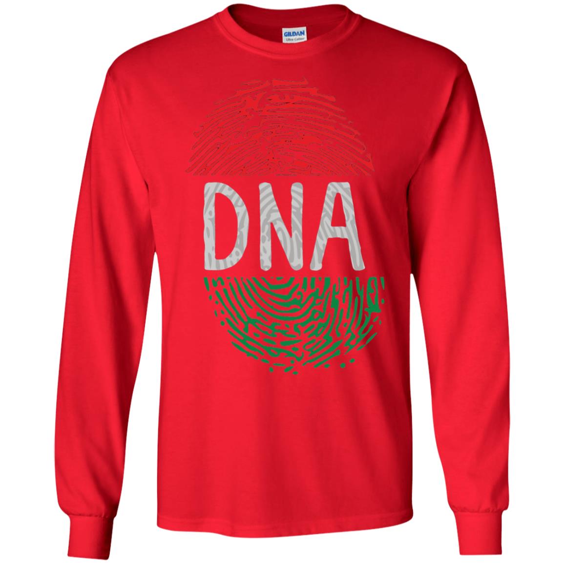 Flag Thumb Fingerprint Roots Proud Africa Dna T-shirt Red