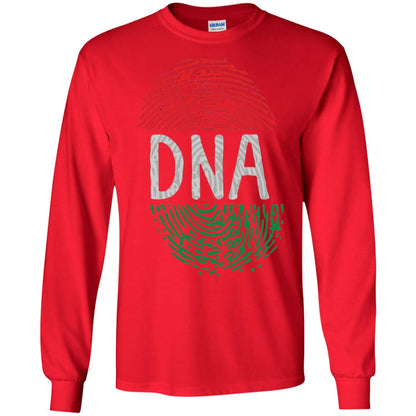 Flag Thumb Fingerprint Roots Proud Africa Dna T-shirt Red