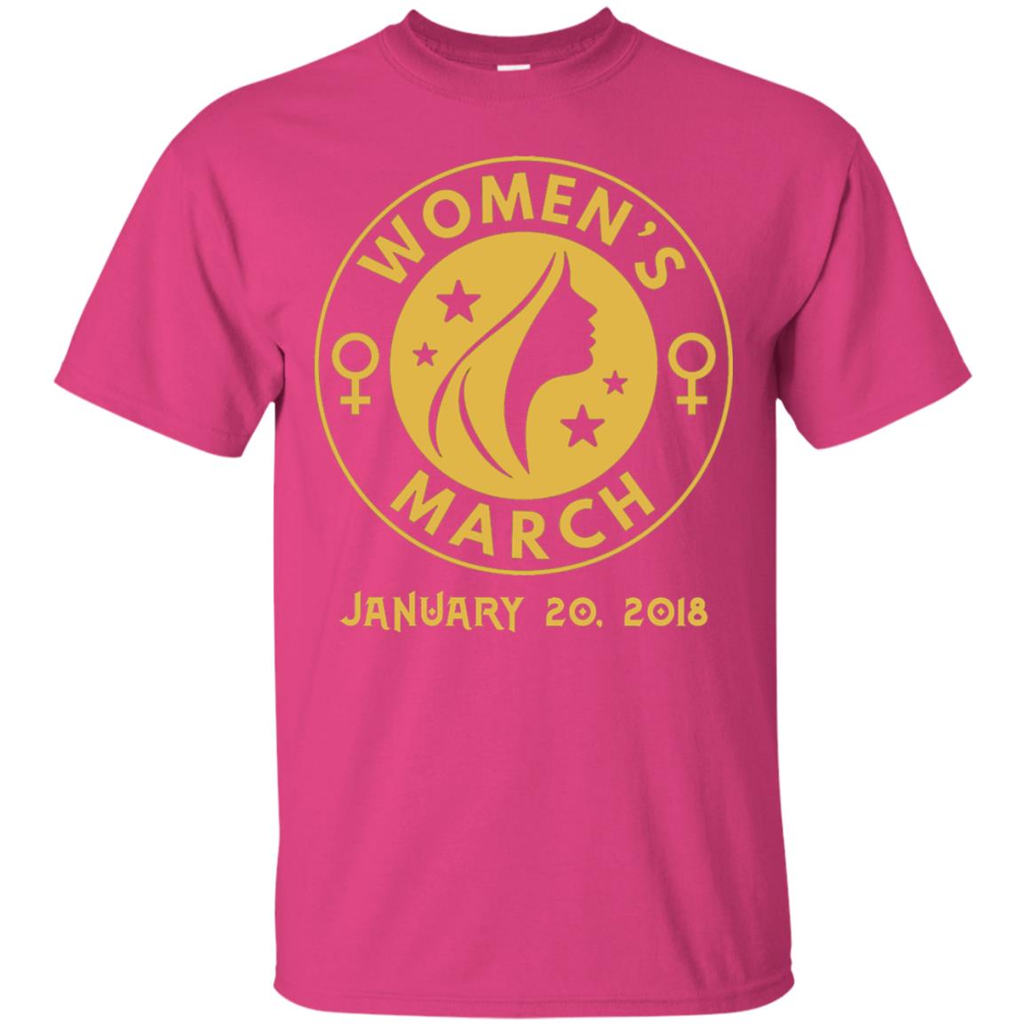 Women_s Right T-shirt Women_s March January 20th 2018 Protest Heliconia