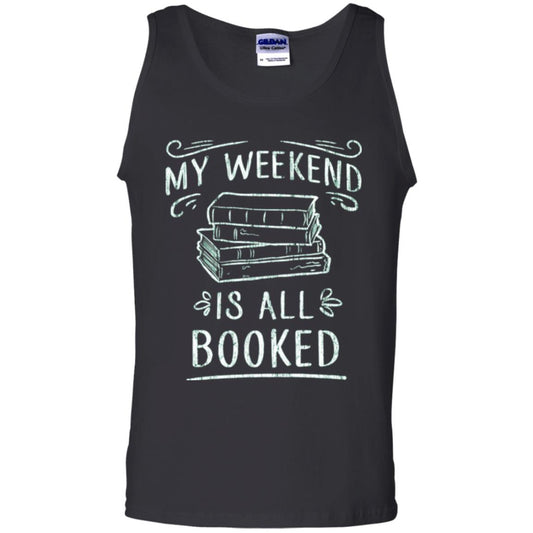 Funny Book Lover Tshirt My Weekend Is All Booked T Shirt Black