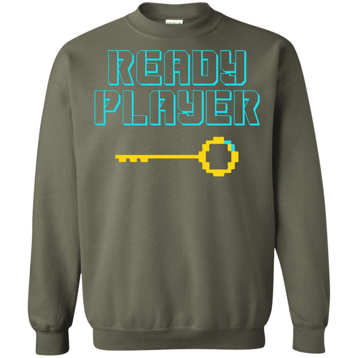 Ready Player Gamer T-shirt Military Green