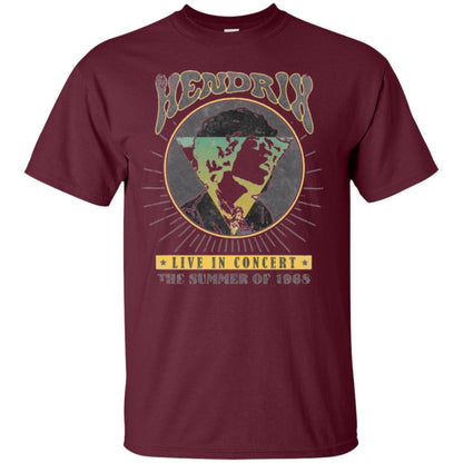 Vintage Concert T-shirt Jimi Hendrix Maroon