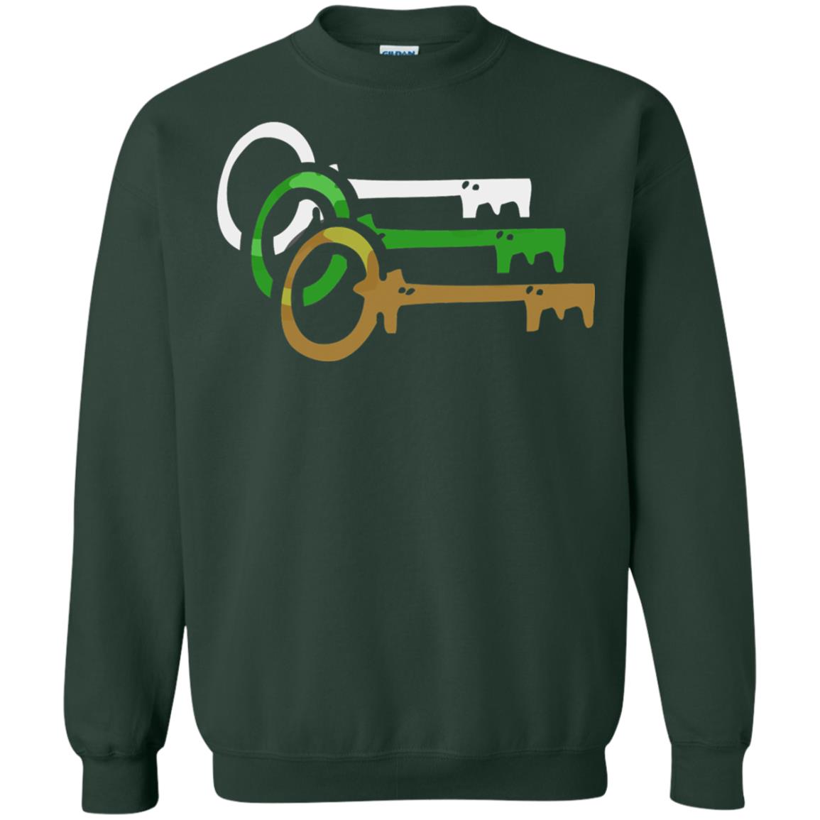 Player One Ready Keys Gamer T-shirt Forest Green