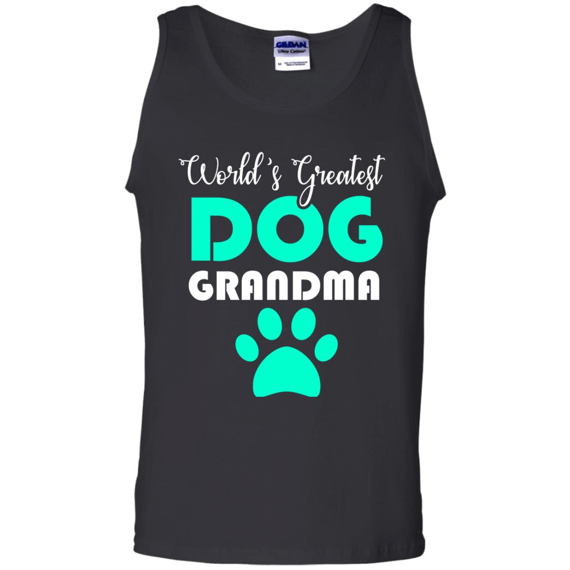World_s Greatest Dog Grandma Cool Shirt For Mama Love Dogs Black
