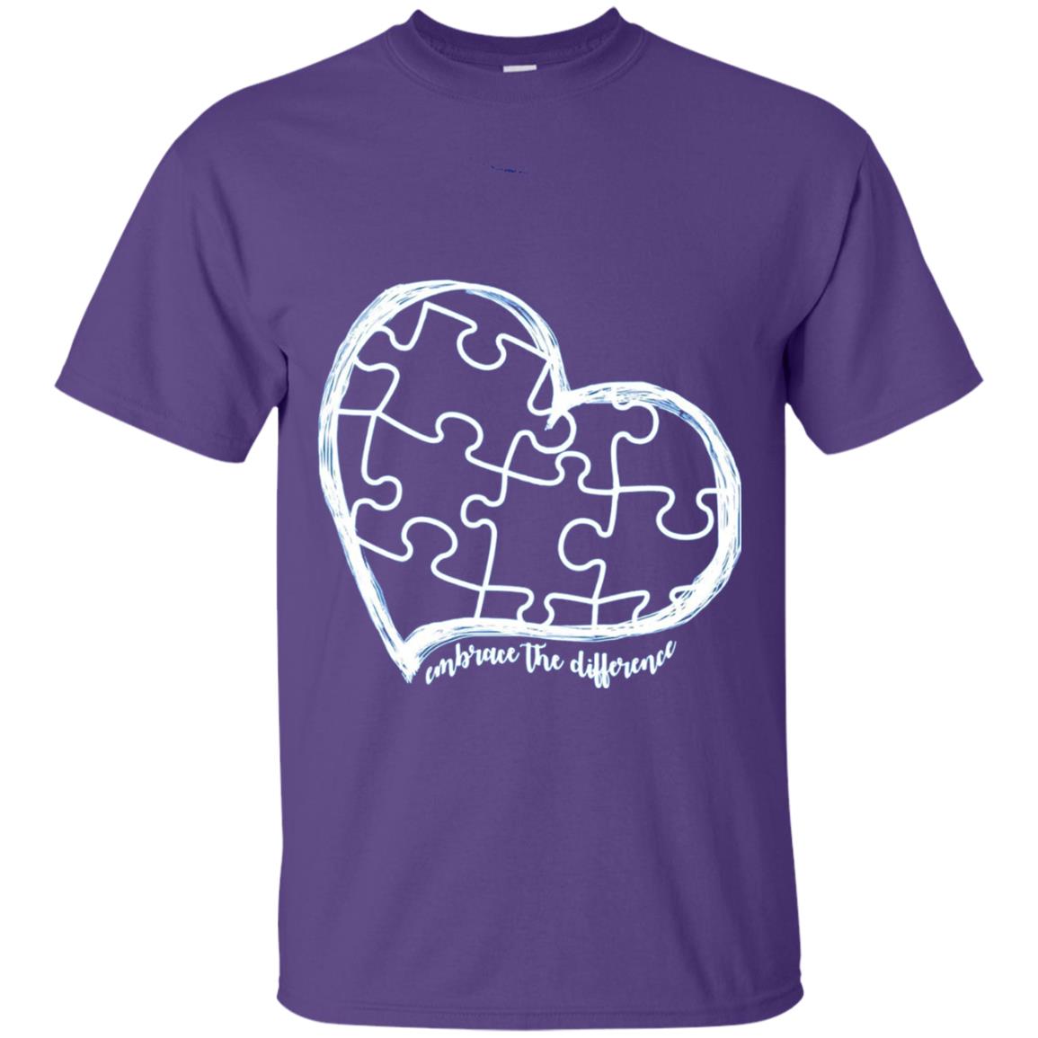 Autism Awareness Shirt Embrace Differences Purple