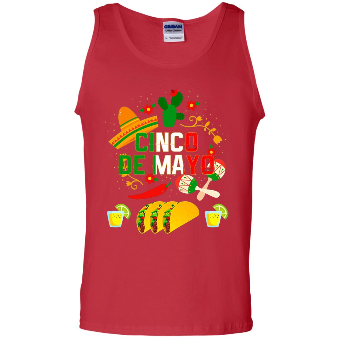 Fiesta Cinco De Mayo T-shirt Cinco De Mayo Red