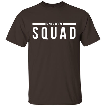 Funny Unicorn Squad Unicorn Lovers T-shirt Dark Chocolate