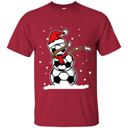 Christmas T-shirt Dabbing Snowman Ball Cardinal