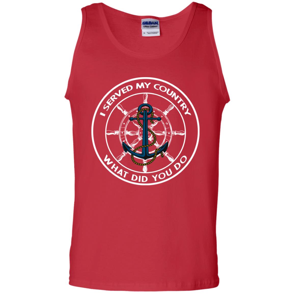 I Served My Country What Did You Do Shirt For Mens Or Womens Red