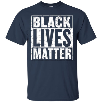 Black Pride African American Gift T-shirt Black Lives Matter Navy
