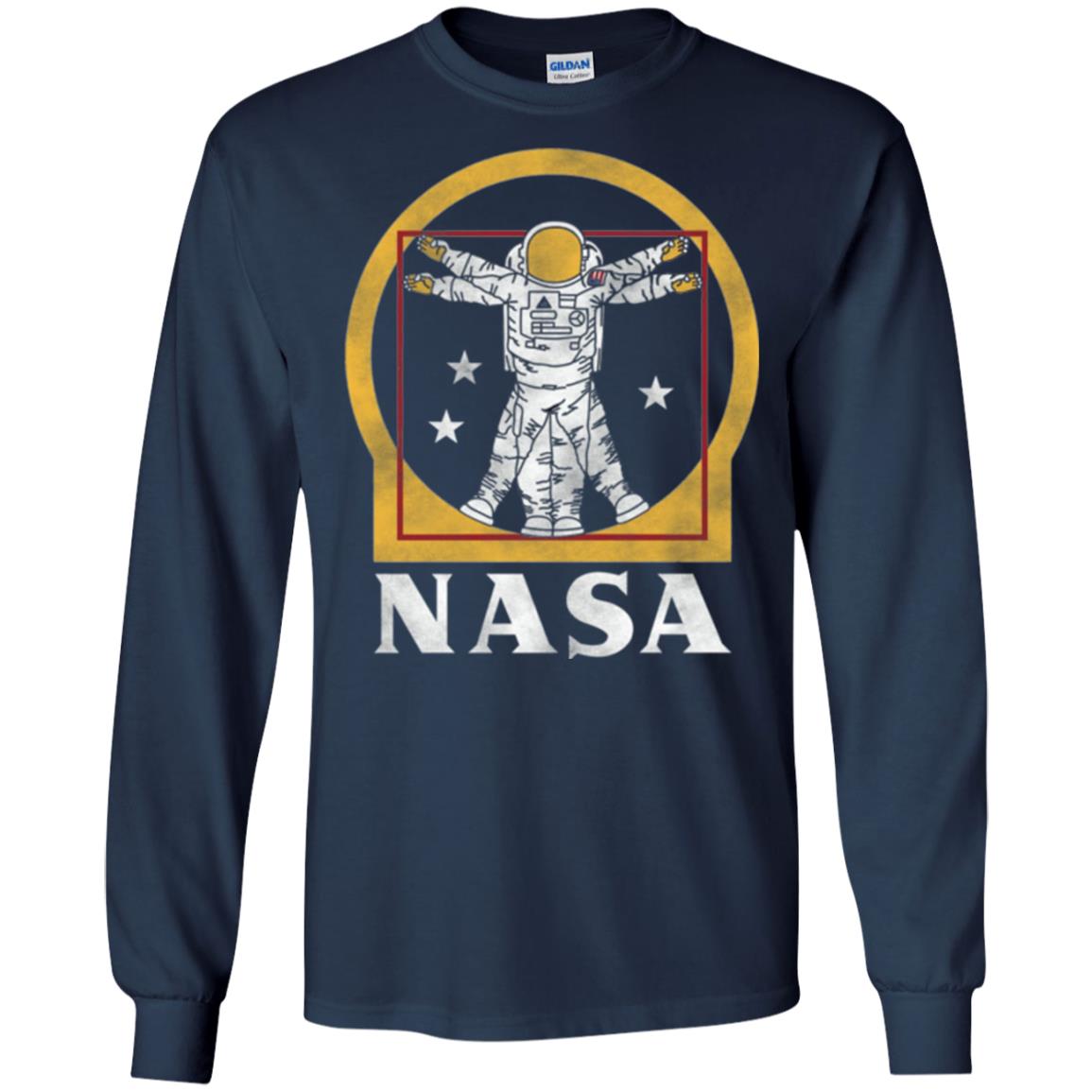 Vitruvian Astronaut T-shirt Navy