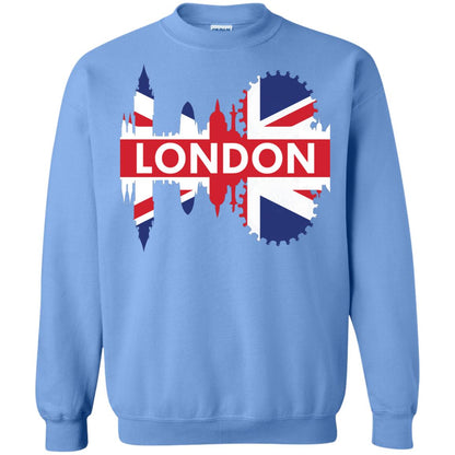 Flag Of United Kingdom London Gift Shirt For Britain Carolina Blue
