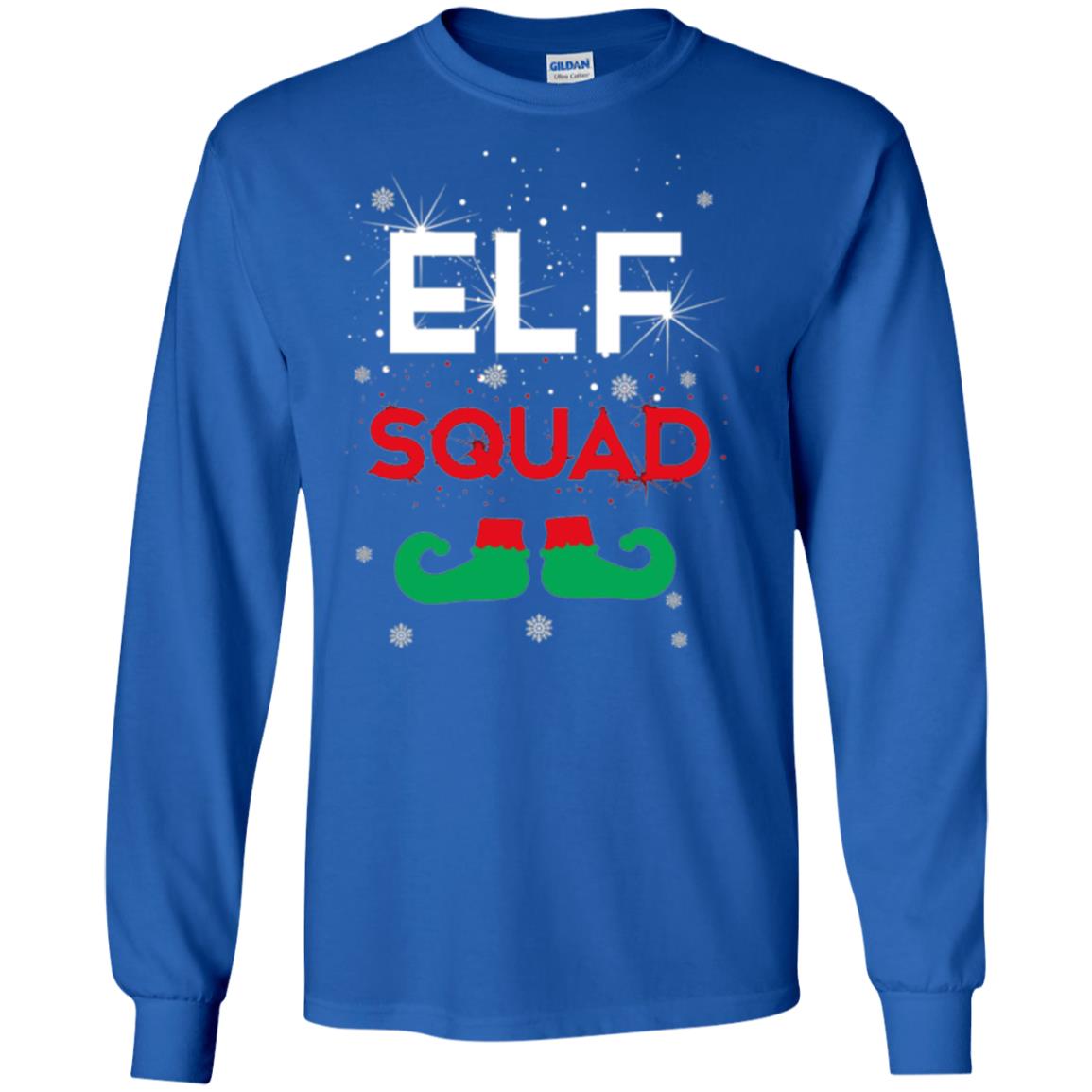 Christmas T-shirt Elf Squad Royal