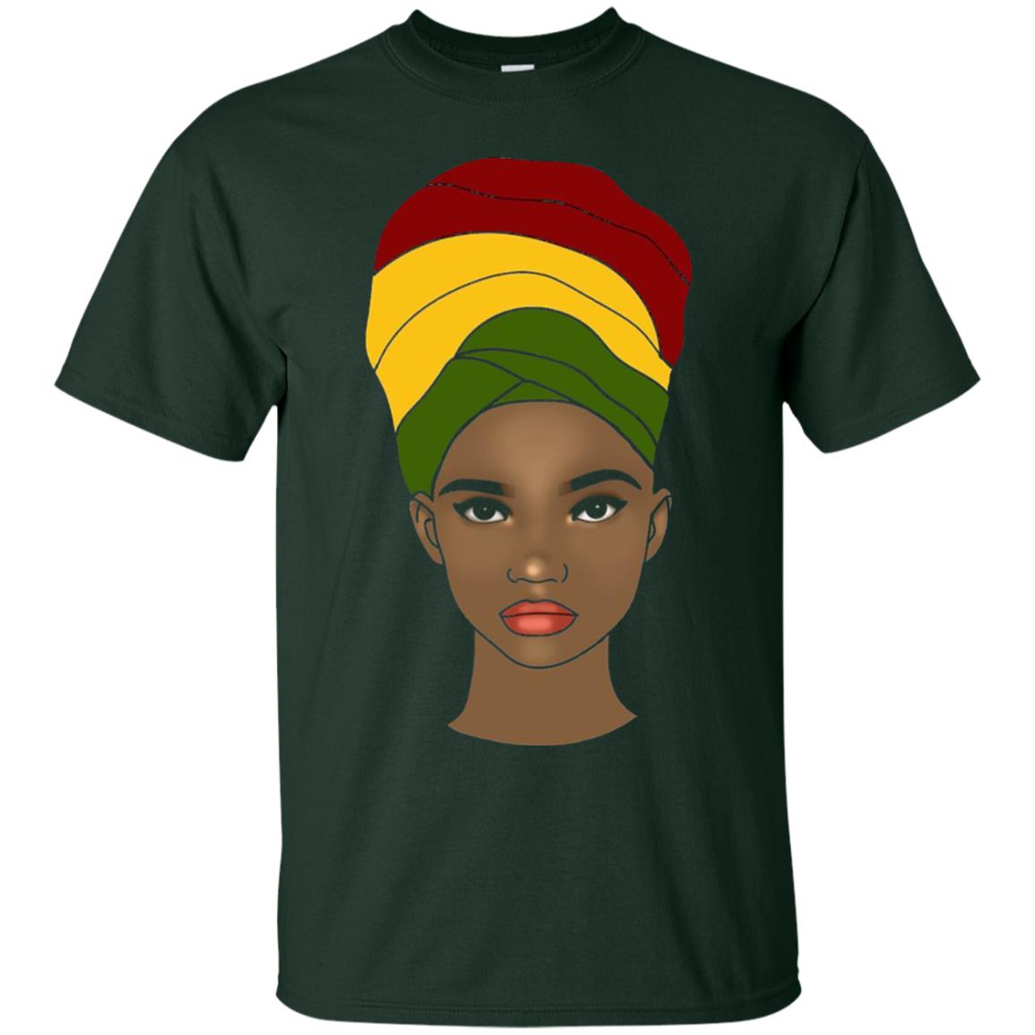 Melanin Rocks African Queen Melanin T-shirt Forest