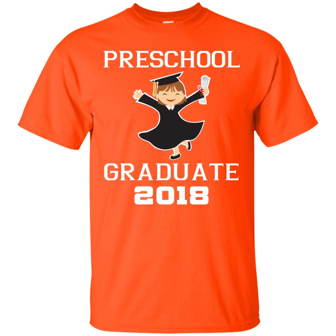 Preschool Graduate 2018 Shirt Orange