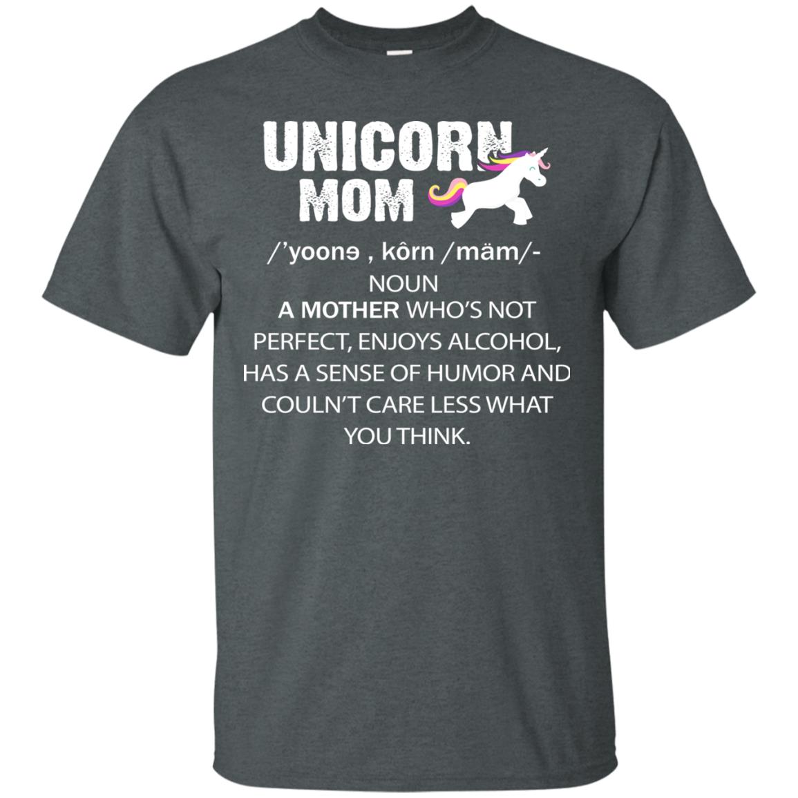 Unicorn Mom Shirt Dark Heather