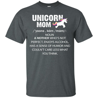 Unicorn Mom Shirt Dark Heather