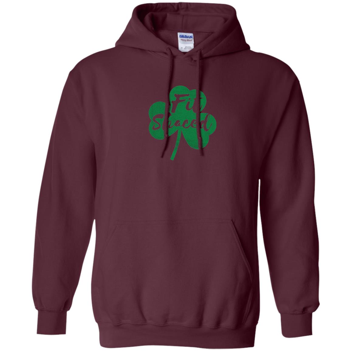 St Patricks Day T-shirt Drinking Fit Shaced Maroon