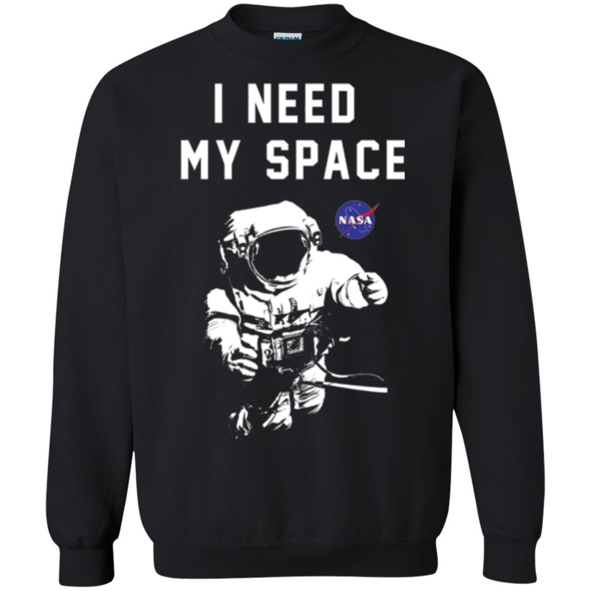 Astronaut T-shirt I Need My Space T-shirt Black