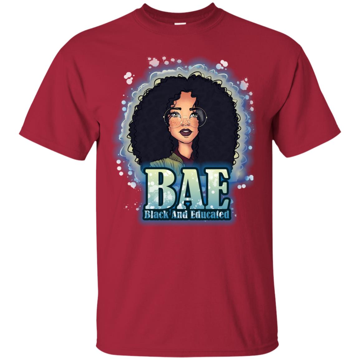 Bae Shirt Black And Educated Cardinal