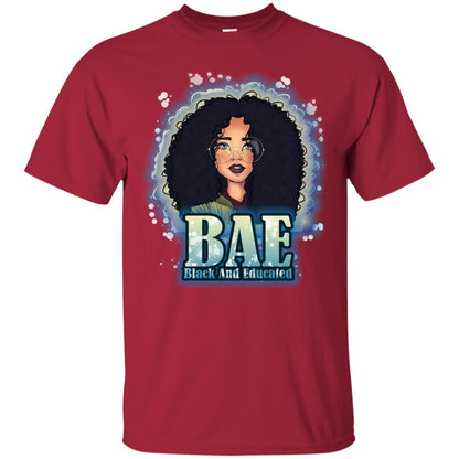 Bae Shirt Black And Educated Cardinal