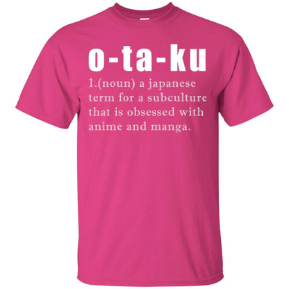 Otaku Definition T-shirt A Japanese Term For A Subculture Heliconia