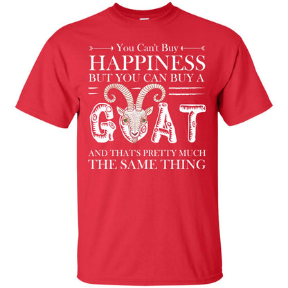 You Can_t Buy Happiness But You Can Buy A Goat Funny Goat Gift Shirt Red