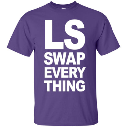 Trucker T-shirt Ls Swap Everything Purple