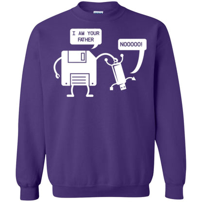 Usb Floppy Disk T-shirt I Am Your Father Purple