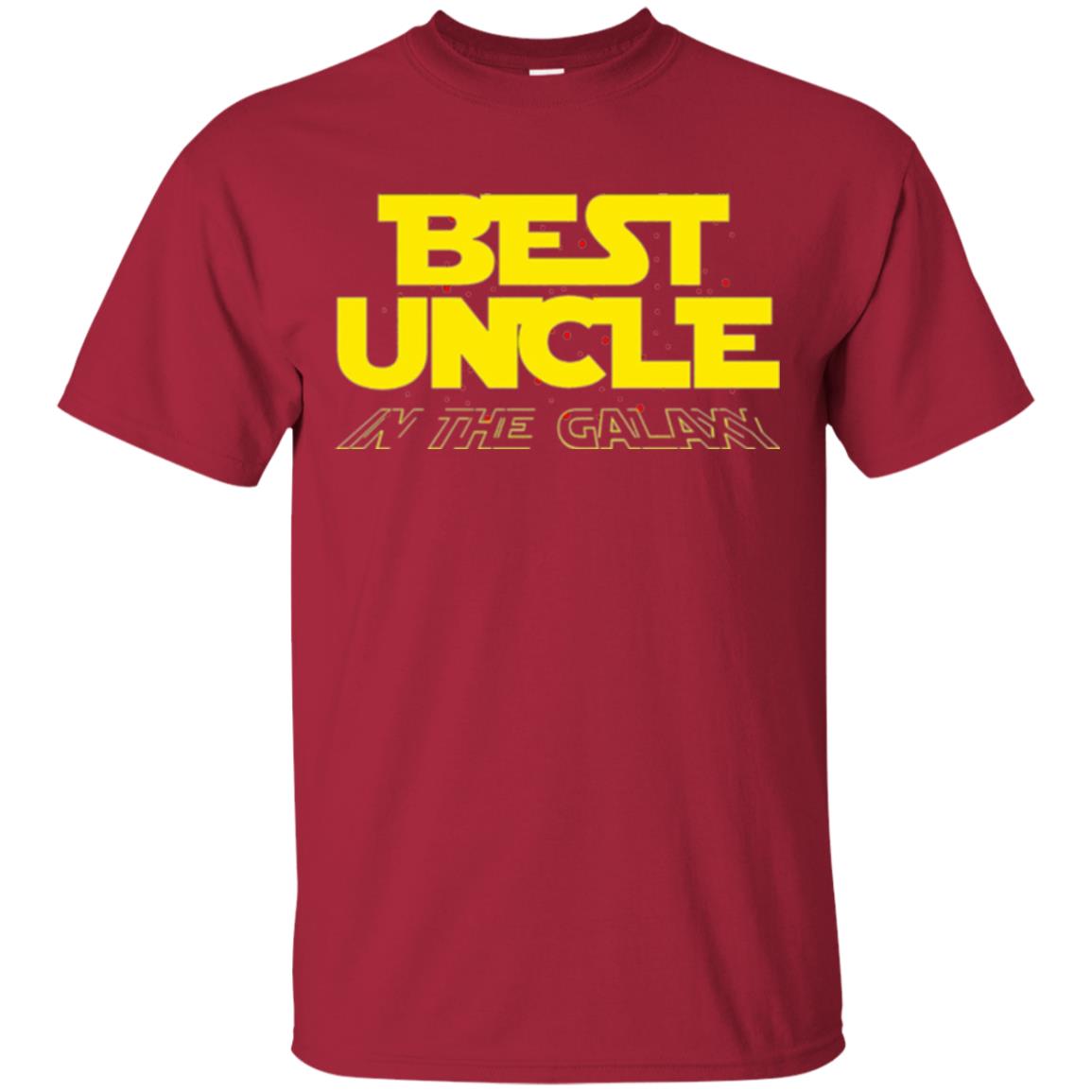 Uncle T-shirt Best Uncle In The Galaxy Cardinal