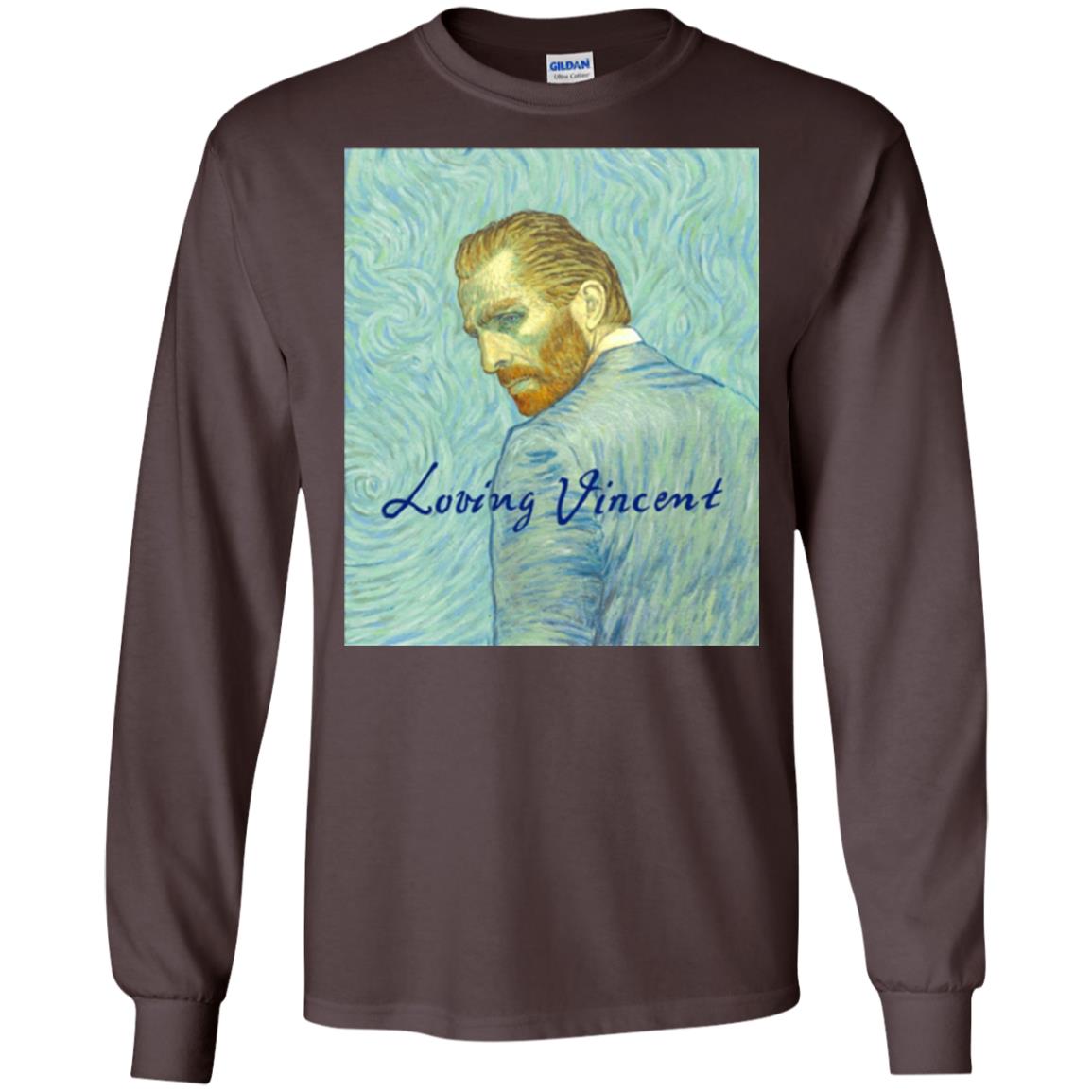 Movie Poster T-shirt Loving Vincent Dark Chocolate