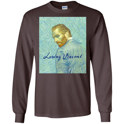 Movie Poster T-shirt Loving Vincent Dark Chocolate